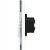 Krížový Spínač Jednoduchý Sklenený Biely