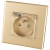 Zlatá Zásuvka S Krytkou A Uzemnením Súprava S Rámikom PCV