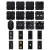 Zásuvka Čierna S Kolíkom + Zásuvka USB A+C 20W Súprava S Rámikom PCV