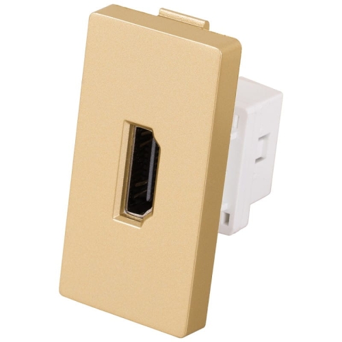 Modul Konektor Zásuvka HDMI Zlatá Do Rámikov
