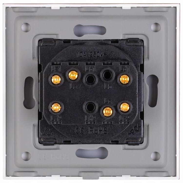 Spínač Schodiskový Dvojitý Zlatý Zostava S Rámikom MIUUN