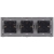 Zásuvka Trojitá Plastová LINEA Biela Schuko Rámik Trojitý A 3 X Zásuvka