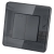 Monostabilný Pružinový Dvojitý Spínač Sklenený Lesklý Sivý MIUUN