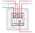 Spínač Vypínač Trojitý Klasický HLADKÝ Sklenený Biely MIUUN