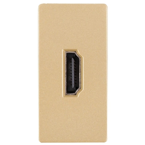 Modul Konektor Zásuvka HDMI Zlatá Do Rámikov