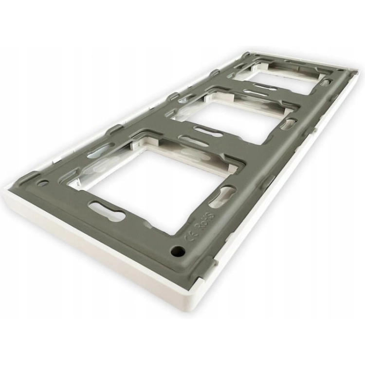 Trojnásobný Plastový Biely Rámik Pre Moduly MIUUN